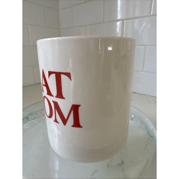 Parker Lane Stoneware “Cat Mom” Coffee Mug White Outside Pink Inside - Picture 2 of 10